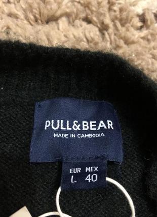 Тёплый фирменный пуловер pull&bear2 фото