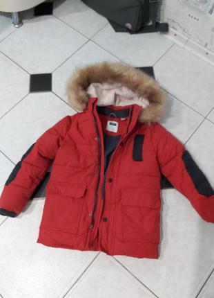 Зимова курточка на хлопчика 116 см6 фото