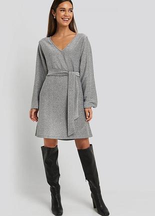 Блестящее платье   na-kd / как zara, h&m