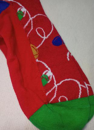 Носки happy socks. новогодние носки.3 фото