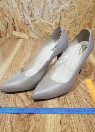 Туфли кожа латте