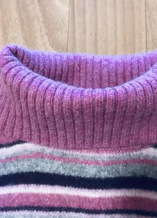 Теплий вовняний светр гольфик 3