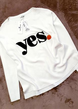 Tom tailor светр білий xl xxl вільний оверсайз