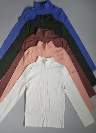 Ідеальна безшовна водолазка жіноча з мікрофібри