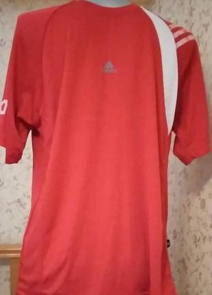 Футболка красная тениска adidas s,m5 фото