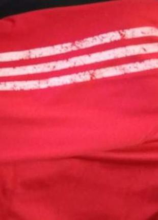Футболка красная тениска adidas s,m4 фото
