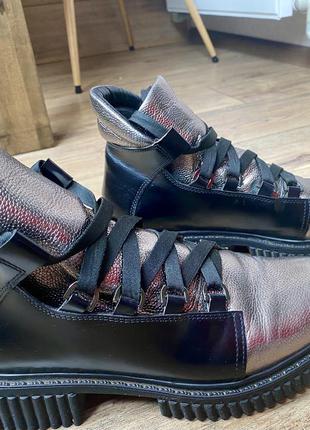 Демісезонні черевики на шнурівці modus vivendi1 фото