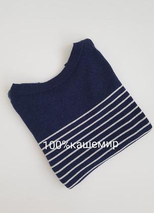 Кашеміровий светр, пуловер f&f-100% pure cashmere 100% кашемір1 фото