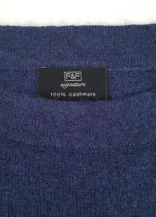 Кашеміровий светр, пуловер f&f-100% pure cashmere 100% кашемір3 фото