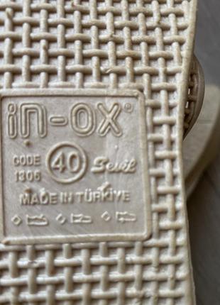 Балетки резиновые in-ox 40(25 см)5 фото