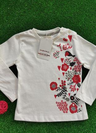 Кофта на девочку "piazza italia"92 см 18-24 см 4