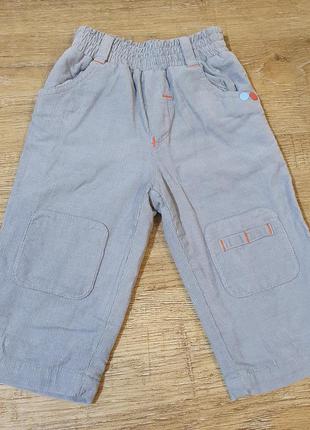 Штани вельветові 3-6міс