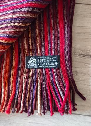 Lloyd теплый немецкий вязанный шерстяной шарф 155*32 см