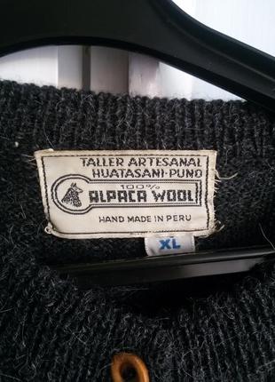 Шерстяной кардиган / 100% альпака 3