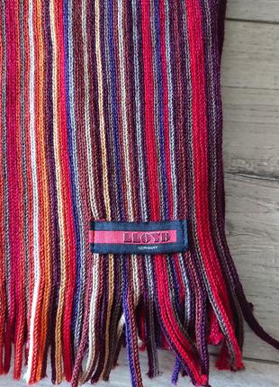 Lloyd теплый немецкий вязанный шерстяной шарф 155*32 см2 фото