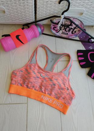 Топ nike solid pro оригинал спортивный для фитнеса бега зала тренировок йоги