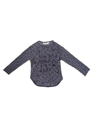Джемпер с надписями от бренда h&m разм. 98-104(2-4года)