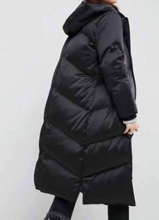 Длинное дутое зимнее oversize - пальто эксклюзивно от asos3 фото