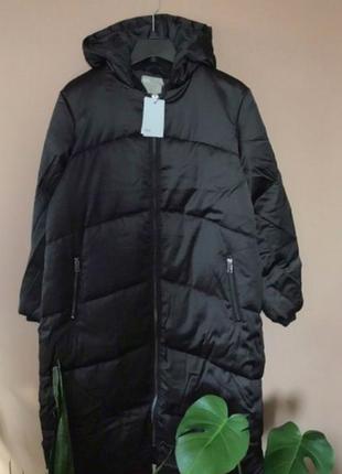 Длинное дутое зимнее oversize - пальто эксклюзивно от asos4 фото