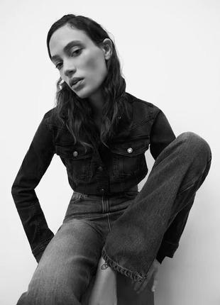 Zara джинсовый пиджак.6 фото