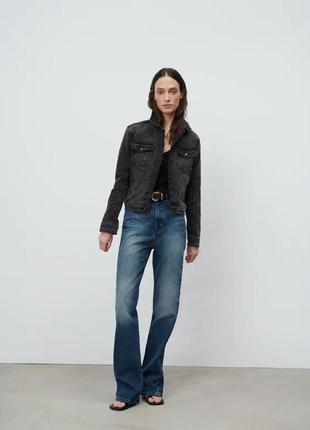 Zara джинсовый пиджак.9 фото