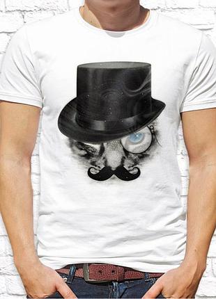 Мужская футболка push it с принтом кот фп002870(1)