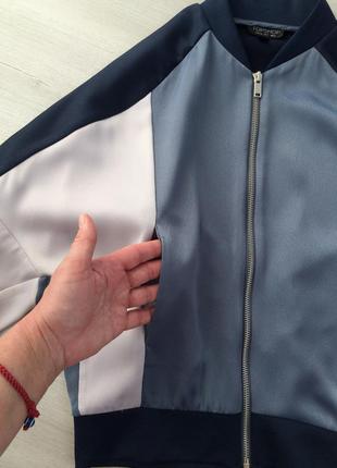 Лёгкая kуртка ветровка бомбер мастерка topshop3 фото