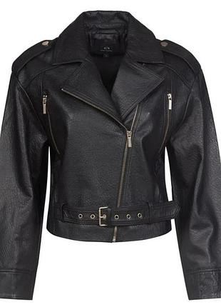 Куртка кожаная armani exchange