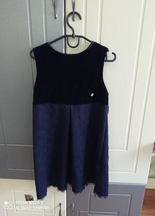 Сарафан велюр и трикотаж