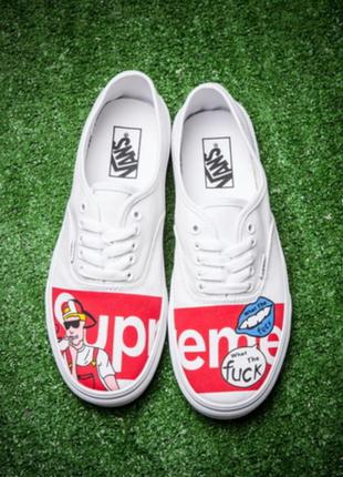 Кеды vans old skool supreme5 фото