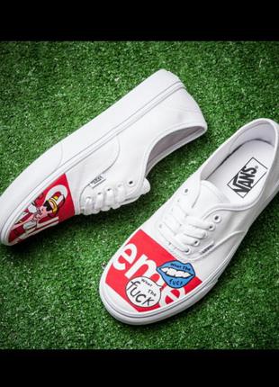 Кеды vans old skool supreme1 фото