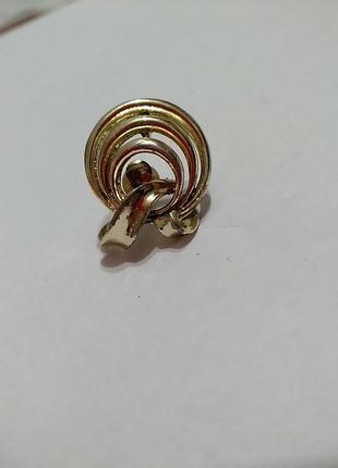 Lisner. одиночная клипса в золотом цвете