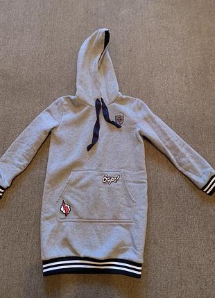 Платье на флисе на рост 120-130