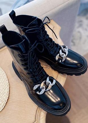 Ботинки натуральная кожа