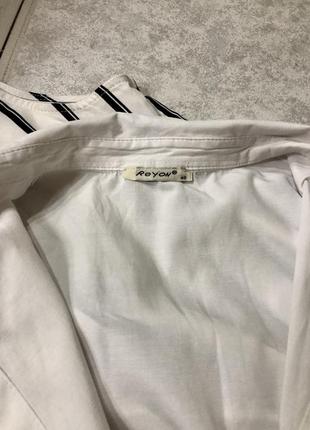 Модная оверсайз базовая рубашка с карманами 🍃3 фото