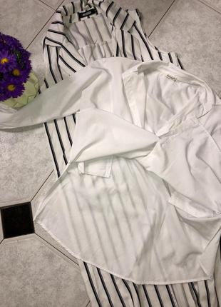 Модная оверсайз базовая рубашка с карманами 🍃4 фото