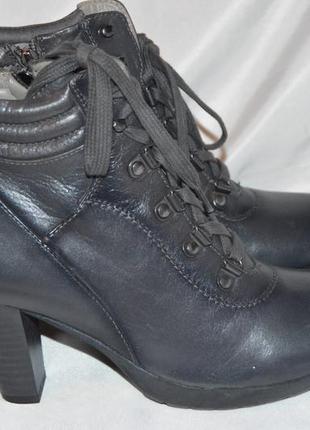 Ботильони черевики шкіра зима marc німеччина розмір 42 41,ботинки кожа3 фото