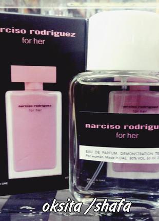 В стилі 🩷narciso for her🩷 стійкі парфуми тестер 60 мл емірати