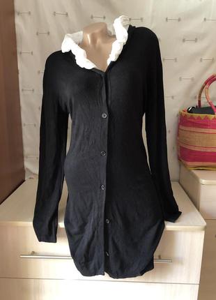 Кардиган на пуговицах миди