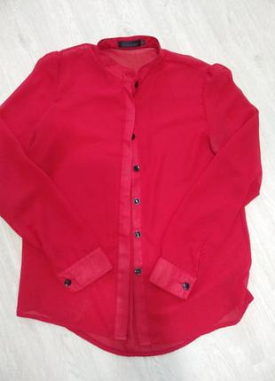 Рубашка красная