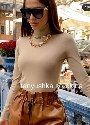 Базовий гольф водолазка мілано ™ milano zone кашеміровий ❤латте бежевий /camel кэмэл4 фото