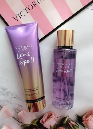 Парфумований набір міст-спрей та лосьон love spell victoria's secret