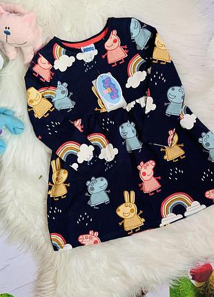 Новое красивое удобное платье tu малышке 1.5-2 года