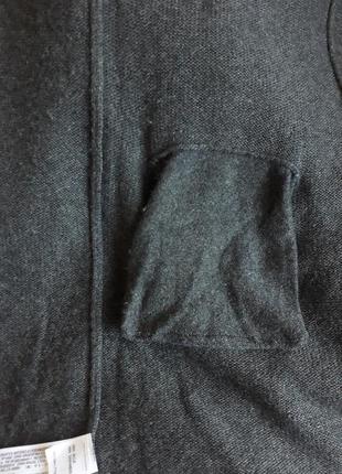 Длинный серый кардиган кофта  шелк кашемир9 фото