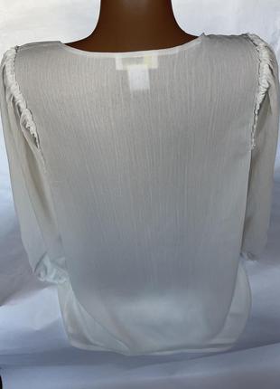 Шикарная воздушная блуза с широкими рукавами4 фото