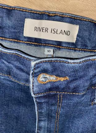 Женские джинсы синие, осенние river island3 фото