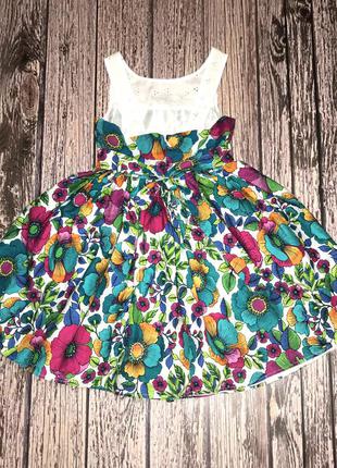 Нарядное фирменное платье для девочки 5-6 лет, 110-116 см6 фото