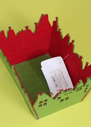 Конфетница из фетра город
