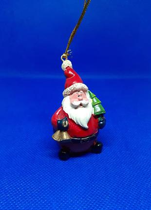🎄☃️❄статуетка дід мороз з ялинкою підвіска ялинкова іграшка новорічна фігурка
