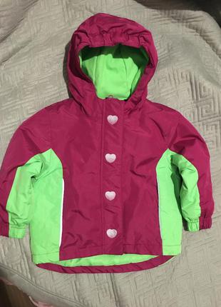 Новая термо куртка на девочку 1,5-2 года и дольше